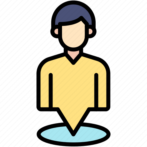 Human, location, pin, resouce, vacancy icon - Download on Iconfinder