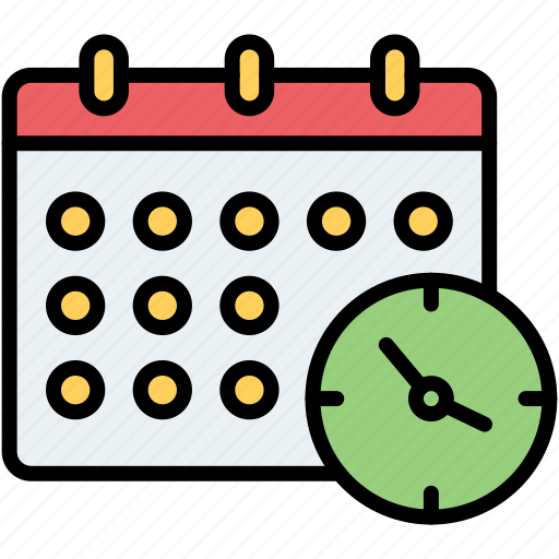 Calendar, clock, schedule icon - Download on Iconfinder