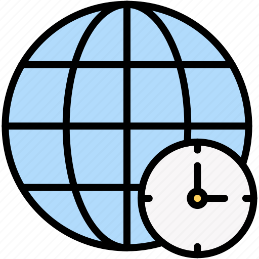 Globe, international, shift, time, zone icon - Download on Iconfinder