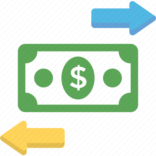 Banking, dollar process, financing, money circulation, trading icon - Download on Iconfinder