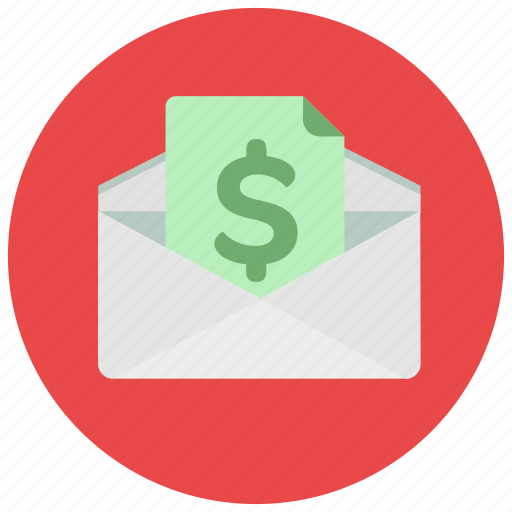 Dollar, envelope, finance, payment, receive icon - Download on Iconfinder