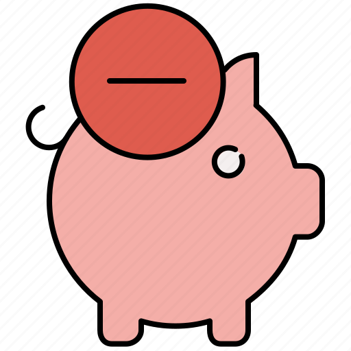 Bank, delete, finance, piggy, piggybank, remove, savings icon - Download on Iconfinder