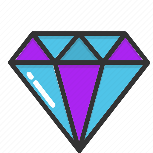 Diamond, gem, jewel, luxury, stone icon - Download on Iconfinder