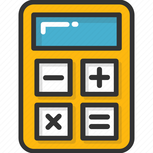 Accounting, calculation, calculator, maths, office supplies icon - Download on Iconfinder
