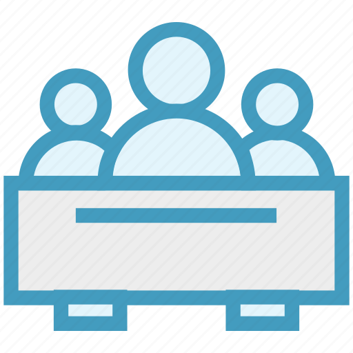 Business, conference, finance, humans, meeting, table, users icon - Download on Iconfinder
