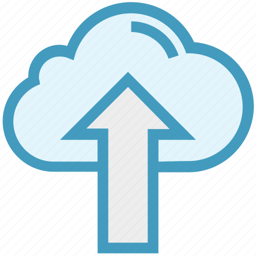 Cloud, cloud computing, finance, up arrow, upload, uploading icon - Download on Iconfinder