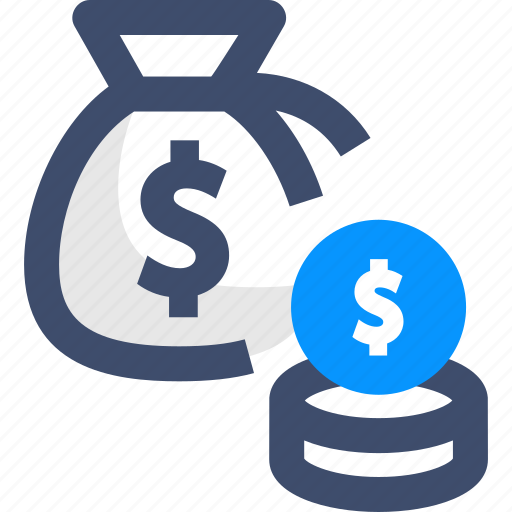 Coins, money, money bag, savings icon - Download on Iconfinder