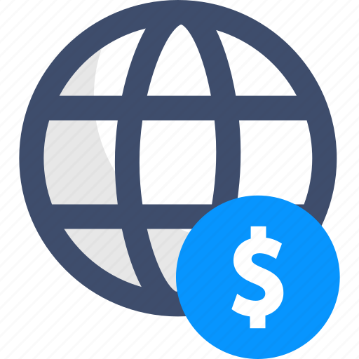 Dollar, finance, global economy, globe, money icon - Download on Iconfinder