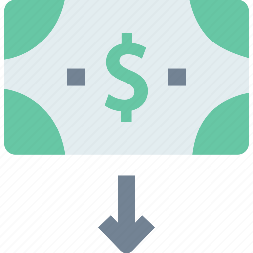 Cash, currency, dollar, money, withdrawal icon - Download on Iconfinder