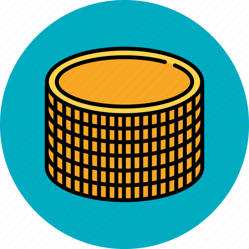 Cash, coin, finance, money, payment, stack icon - Download on Iconfinder