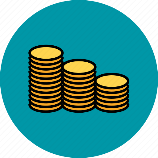 Cash, coin, finance, money, payment, stacks icon - Download on Iconfinder