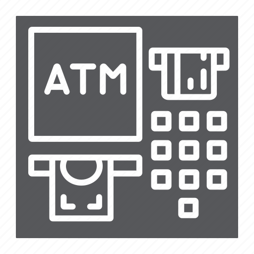 Atm, banking, cash, finance, machine, money icon - Download on Iconfinder