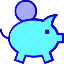 coin, currency, finance, investment, piggy, piggy bank, savings