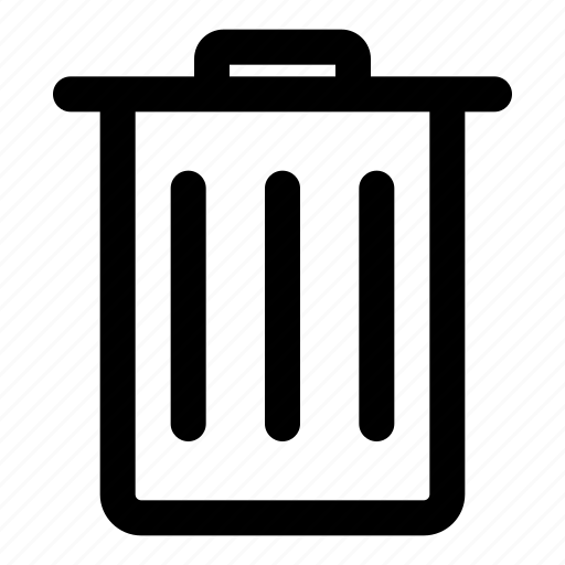 Dustbin, garbage can, rubbish bin, trash can icon - Download on Iconfinder