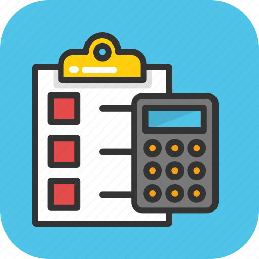 Accounting, accounts, bookkeeping, calculator, tally icon - Download on Iconfinder