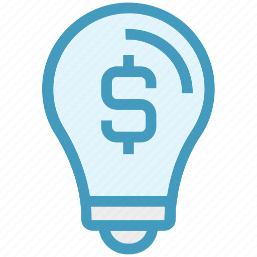 Brainstorming, bulb, business, dollar sign, finance, idea, money icon - Download on Iconfinder