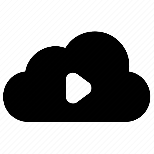 Cloud, cloud computing, cloud hosting, cloud media, cloud services, cloud video, video icon - Download on Iconfinder