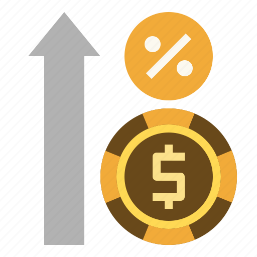 Floating interest, finance, banking, percentage, fixed interest rate icon - Download on Iconfinder