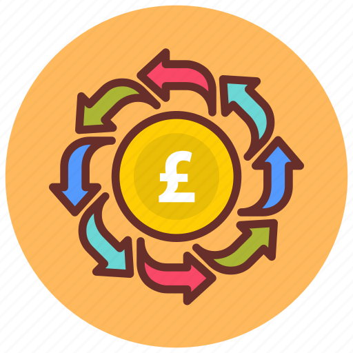 Pound, transfer, money, transaction, amount, cash, delivery icon - Download on Iconfinder
