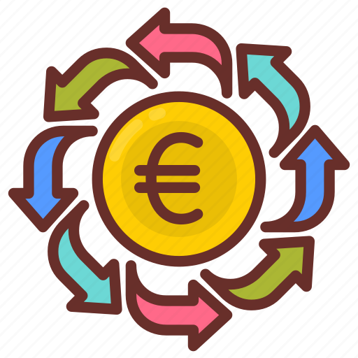 Euro, transfer, money, transaction, exchange, of, currency icon - Download on Iconfinder
