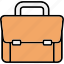 briefcase, office, portfolio, suitcase 