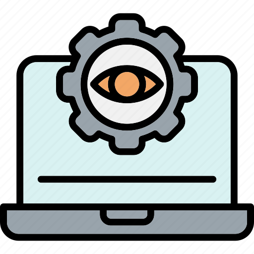 Vision, eye, gear, setting icon - Download on Iconfinder