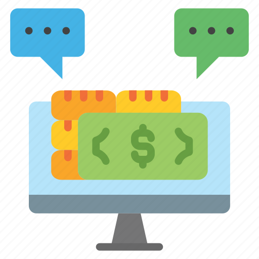 Message, money, monitor, computer, finance icon - Download on Iconfinder