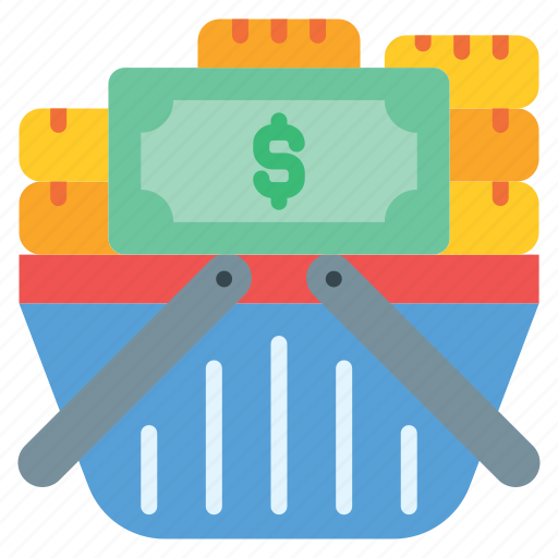 Money, basket, cash, shop, finance, shopping icon - Download on Iconfinder