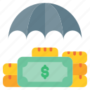 money, protection, umbrella, insurance, finance