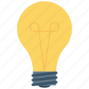 bulb, idea, light, lightbulb icon