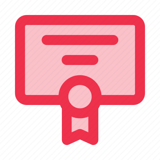 Bond, certificate, license, business, ribbon icon - Download on Iconfinder
