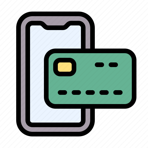 Mobile, payment, card, cashless, finance, phone icon - Download on Iconfinder
