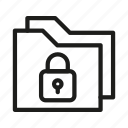 .svg, folder lock, password, secure, security, protection
