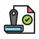 .svg, file stamp, document, arrow, vector, direction