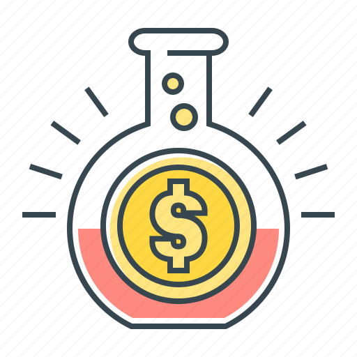 Finance, research, financial research, test-tube icon - Download on Iconfinder