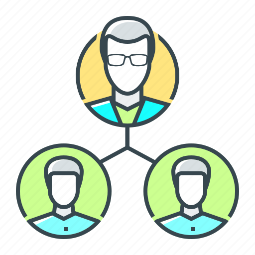 Management, hierarchy, organization, structure, team, users icon - Download on Iconfinder