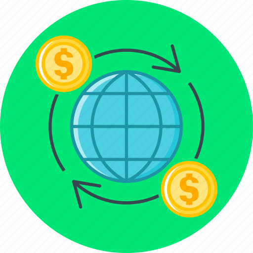 Finance, international, global, international finance, money turnover, turnover icon - Download on Iconfinder