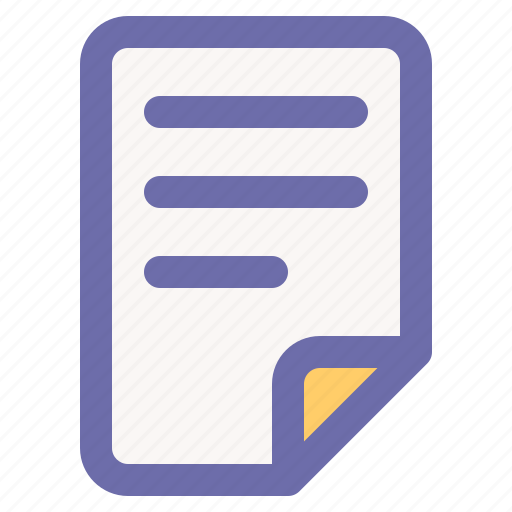 Document, page, business, file, message icon - Download on Iconfinder