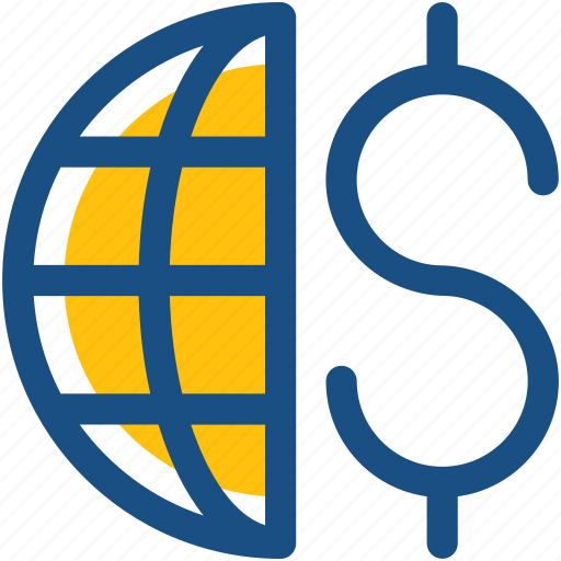 Dollar, economy, finance, global, worldwide business icon - Download on Iconfinder