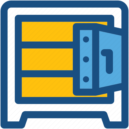 Bank locker, locker, money security, open vault, vault icon - Download on Iconfinder