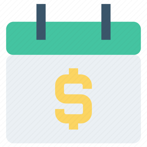 Business, calendar, dollar, money, schedule, timeframe icon - Download on Iconfinder