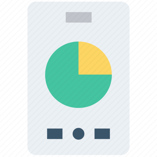 Analytics, diagram, mobile, mobile graph, pie chart, smartphone icon - Download on Iconfinder