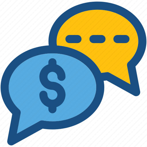 Banking helpline, chat bubble, finance, financial chat, speech bubble icon - Download on Iconfinder