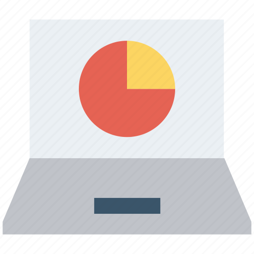 Chart, diagram, finance, laptop, network, notebook, pie chart icon - Download on Iconfinder