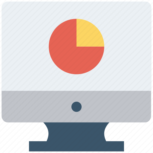 Business presentation, display, lcd, pie chart, statistics icon - Download on Iconfinder