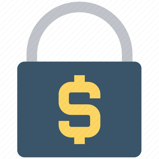 Dollar, finance, lock, lock and security, locked, sign icon - Download on Iconfinder