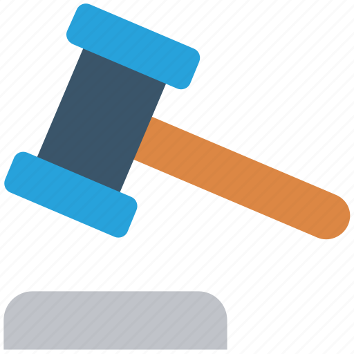 Auction, gavel, hammer, justice, law, legal insurance icon - Download on Iconfinder