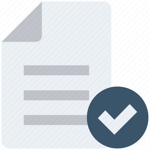 Accept, document, file, finance, page, paper icon - Download on Iconfinder