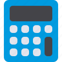 calculator, flat icon, finance, business, office, education, economy