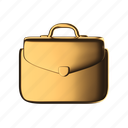 suitcase, briefcase, portfolio, office, finance, business, marketing, gold